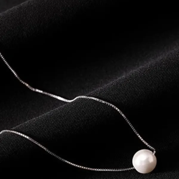 Dây Chuyền Nữ Jessica Pearl Silver Pearl JN22 Màu Bạc