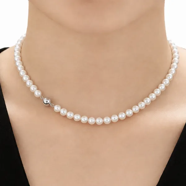 Dây Chuyền Nữ Jessica Pearl Ngọc Trai Classic JN23 Màu Trắng Ngà