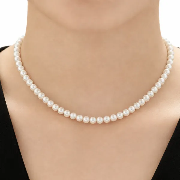 Dây Chuyền Nữ Jessica Pearl Ngọc Trai Classic JN23 Màu Trắng Ngà