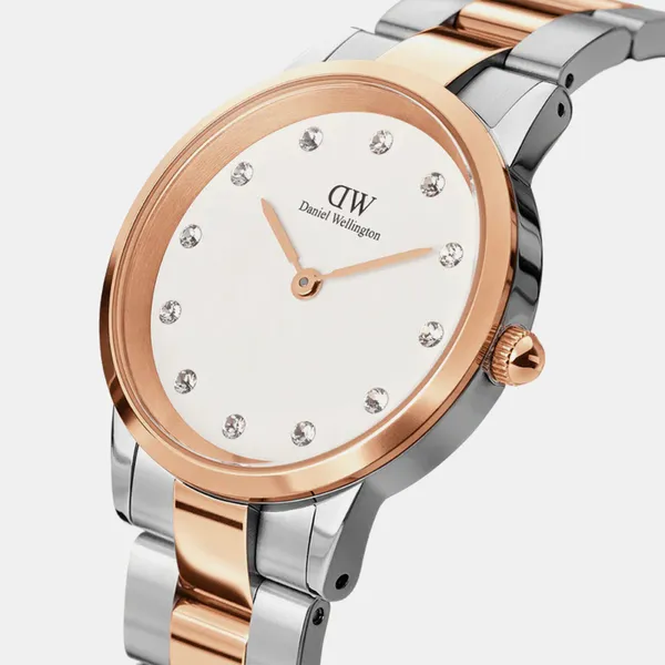 Đồng Hồ Nữ Daniel Wellington Iconic DW00100359 Màu Trắng