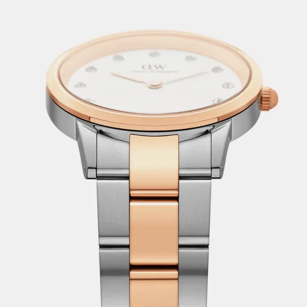 Đồng Hồ Nữ Daniel Wellington Iconic DW00100359 Màu Trắng