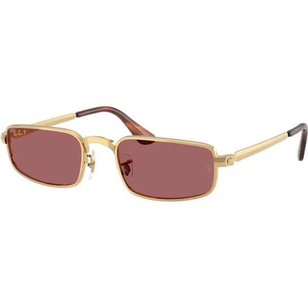 Kính Mát Unisex Rayban 0RB3927 001/AF Màu Tím Vàng