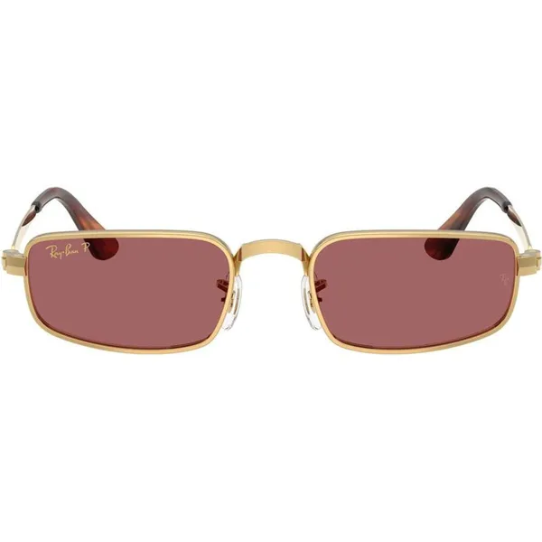 Kính Mát Unisex Rayban 0RB3927 001/AF Màu Tím Vàng