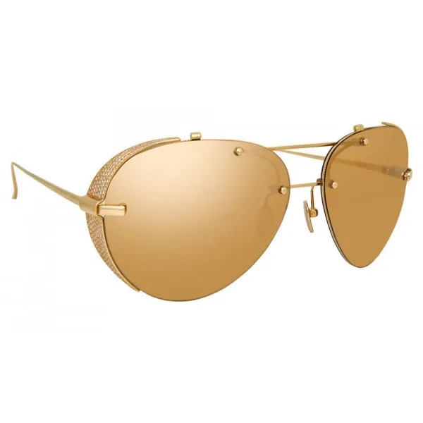 Kính Mát Unisex Kuboraum H22 GD Màu Vàng Gold