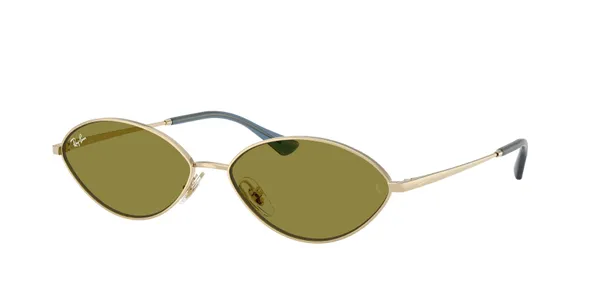 Kính Mát Nữ Rayban Kai 0RB3757 001/73 Màu Vàng Nâu Đậm