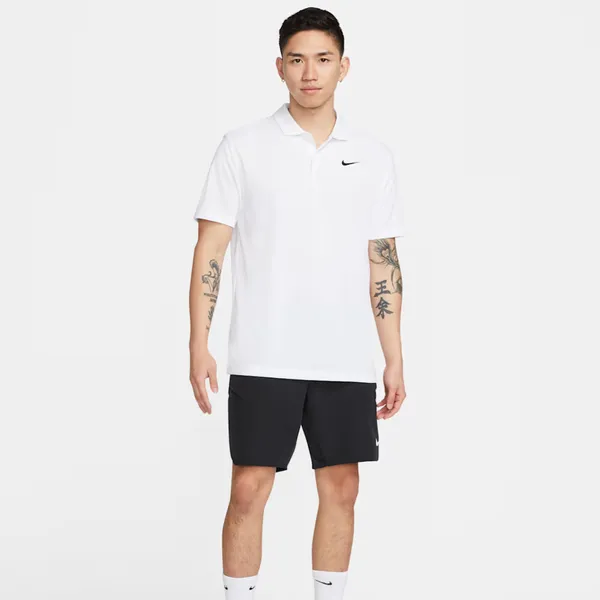 Áo Polo Nam Nike Court Dri-FIT DH0858-100 Màu Trắng Size M