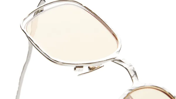 Kính Mắt Unisex Kuboraum H22 SO Màu Cam Nhạt