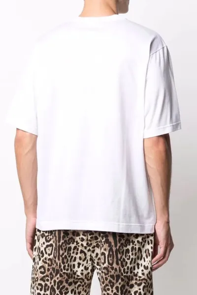 Áo Phông Nam Dolce & Gabbana D&G Logo Màu Trắng Size 46
