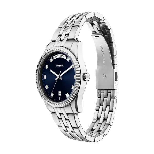 Đồng Hồ Nữ Fossil Scarlette ES5457 Màu Xanh Dương