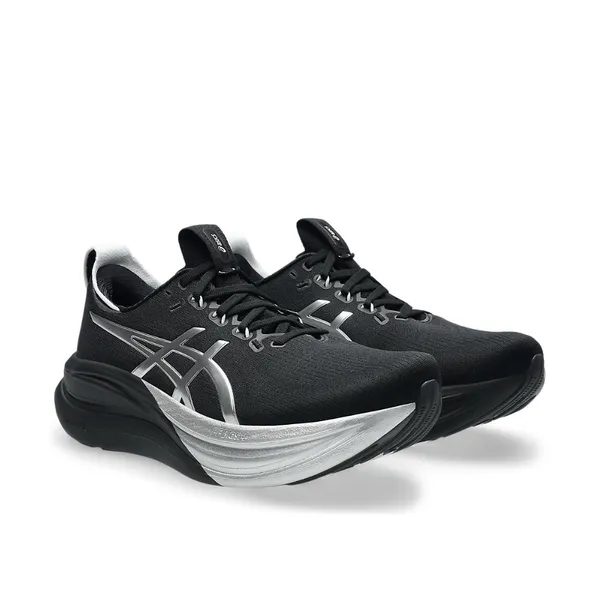 Giày Chạy Bộ Nam Asics GEL-NIMBUS 28 PLATINUM 1011C214.001 Màu Đen Size 41.5