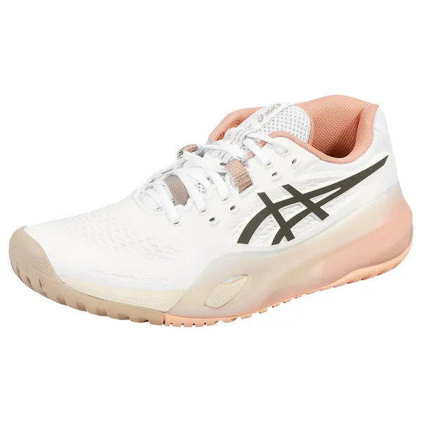Giày Tennis/Pickleball Nữ Asics Gel-Resolution X 1042A279.106 Màu Trắng Hồng Size 6