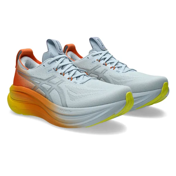 Giày Chạy Bộ Nam Asics Nimbus 28 1011C221.400 Màu Cam Xám Size 42.5