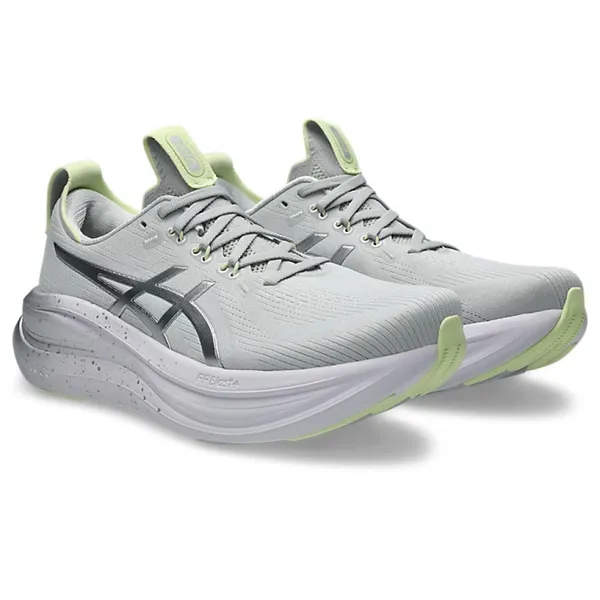 Giày Chạy Bộ Nam Asics Gel-Nimbus 28 1011C310.020 Màu Xám Xanh Size 8