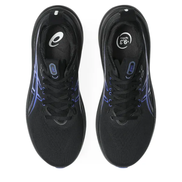 Giày Chạy Bộ Nam Asics Gel-Nimbus 28 1011C127.004 Màu Đen Phối Xanh Size 8