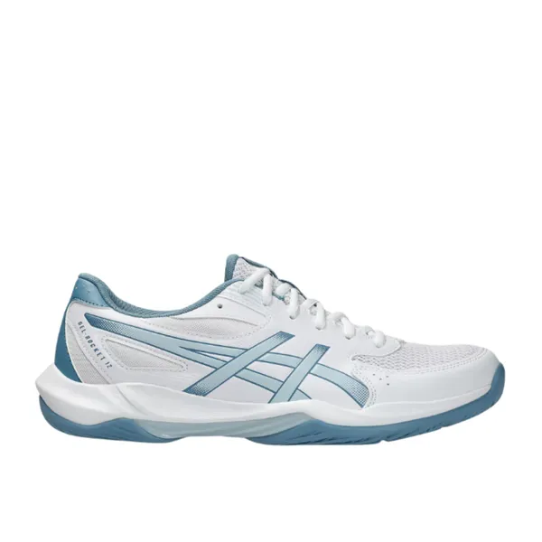 Giày Thể Thao Nam Asics Gel-Rocket 12 1071A116.103 Màu Trắng Xám Size 41.5