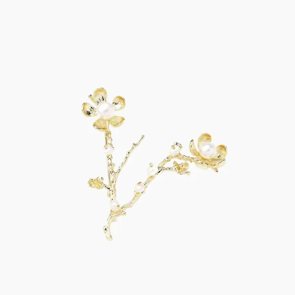 Cài Áo Nữ Meri Apricot Branch BR164 Màu Xanh