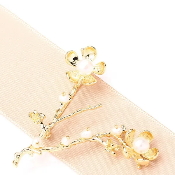 Cài Áo Nữ Meri Apricot Branch BR164 Màu Xanh