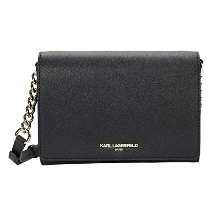 Túi Đeo Chéo Karl Lagerfeld Paris Crossbody Connie Bag Màu Đen Size 19.5