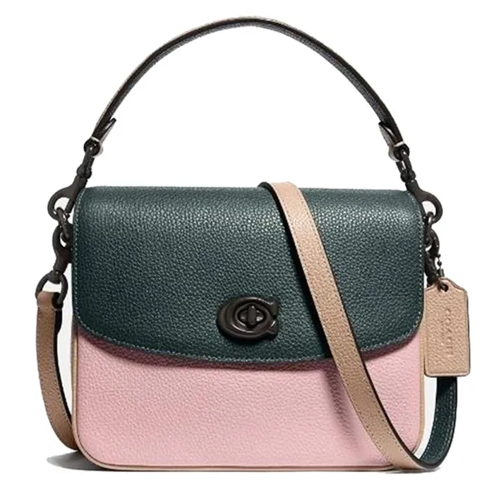 Túi Đeo Chéo Coach 89088 Cassie 19 Colorblock Pine Green Aurora Multi Màu Xanh Hồng