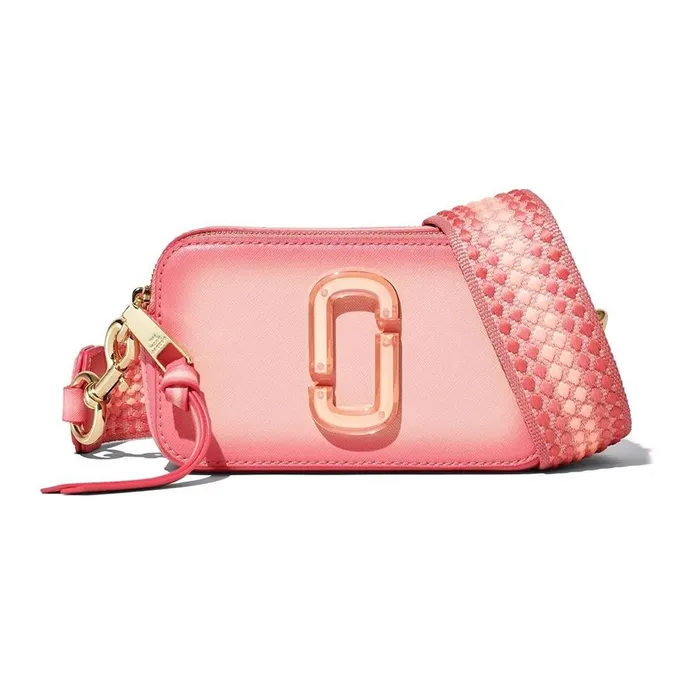 Túi Đeo Chéo Marc Jacobs Snapshot Fluoro Edge Camera Bag Màu Hồng