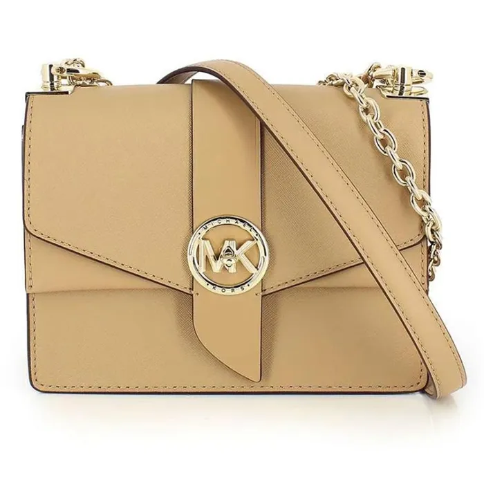 Túi Đeo Chéo Michael Kors MK Greenwich Camel 32T1LGRC5l Màu Camel
