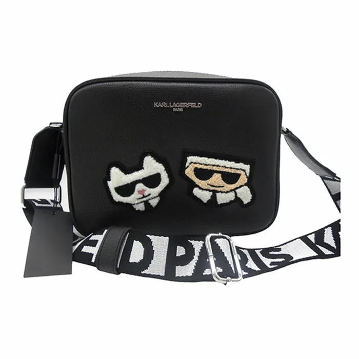 Túi Đeo Chéo Nữ Karl Lagerfeld NWT Paris Black Maybelle Crossbody Camera Bag Purse LH2EU6CJ Màu Đen