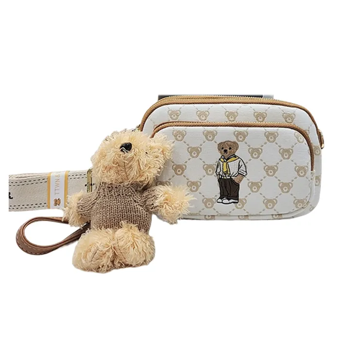 Túi Đeo Chéo Nữ TTWN BEAR TN1598 TN9004 Lưới Trắng