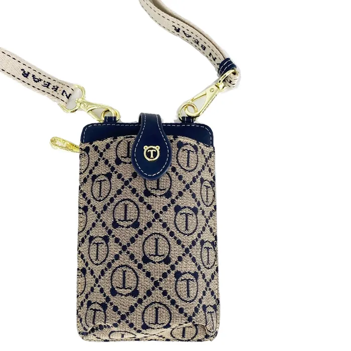 Túi Đeo Chéo Nữ TTWN BEAR TT2349 2345 Xám Viền Xanh