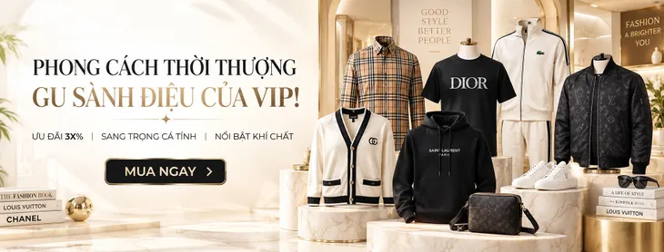 Thời trang hàng hiệu ưu đãi khủng