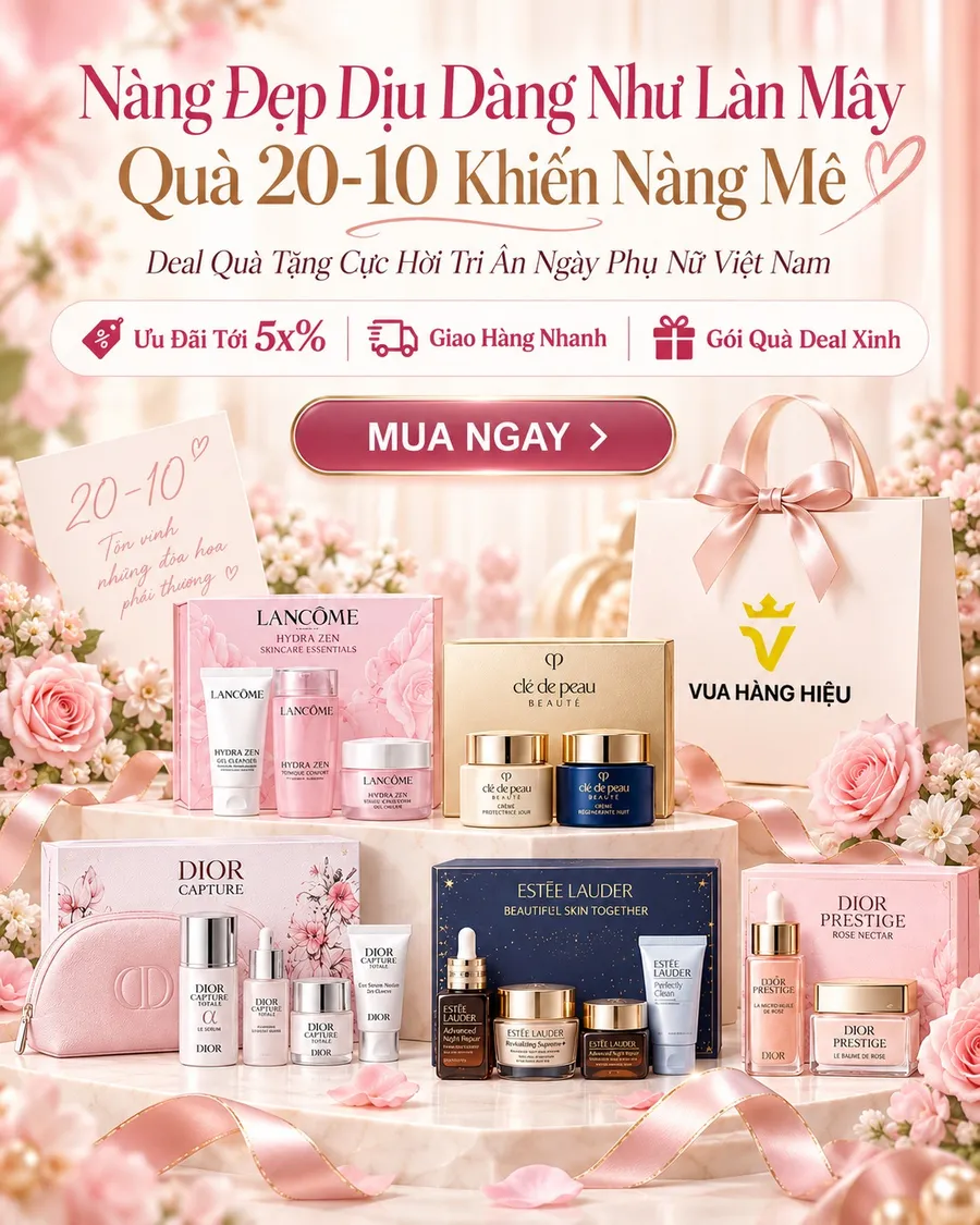 Quà tặng mỹ phẩm - trang điểm 20-10 cao cấp