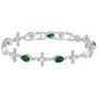 vong-deo-tay-swarovski-perfection-bracelet-green-rhodium-plated-mau-xanh-bac