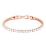vong-tay-deo-swarovski-tennis-deluxe-bracelet-round-cut-white-rose-gold-tone-plated-5464948-mau-vang-hong